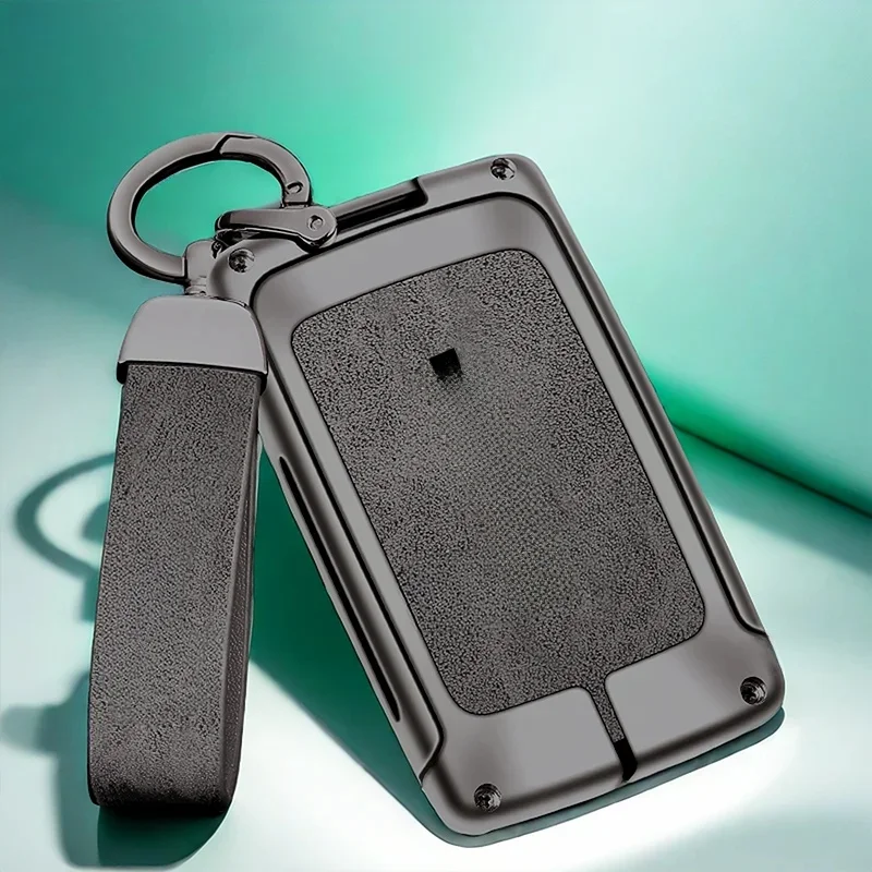 Auto TPU Zinc Alloy Key Case Bag For Renault Duster Logo Car Key Chain Car Metal Key Shell Akcesoria do dekoracji wnętrza samochodu — 2