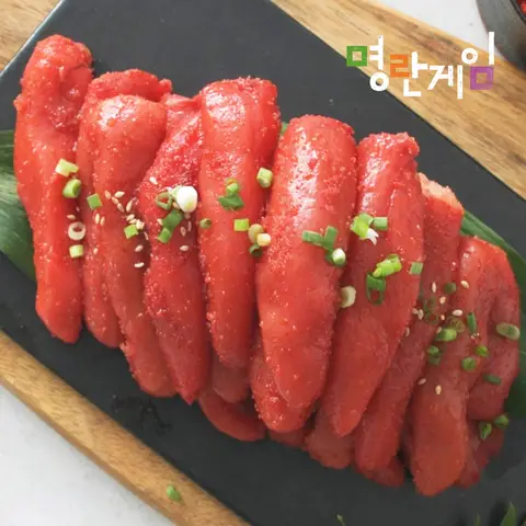 부산명품수산물인증 저염숙성 양념명란 1박스(600g)|명란게임 프리미엄 선상동결 명란 HACCP