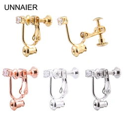 2/10 Pcs,Clip On Earrings For Women,Earring Findings For Diy Jewelry Making Accessories Materials,Ear Stud Conversion Ear Clip