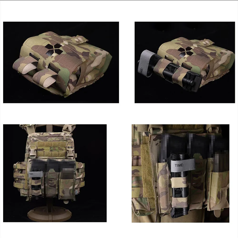حامل عاصبة تكتيكي حامل مولي قفل الطوارئ IFAK مجموعة أدوات طبية منظمة لحقيبة الاحتفاظ SOF-T/C-A-T TQ #4