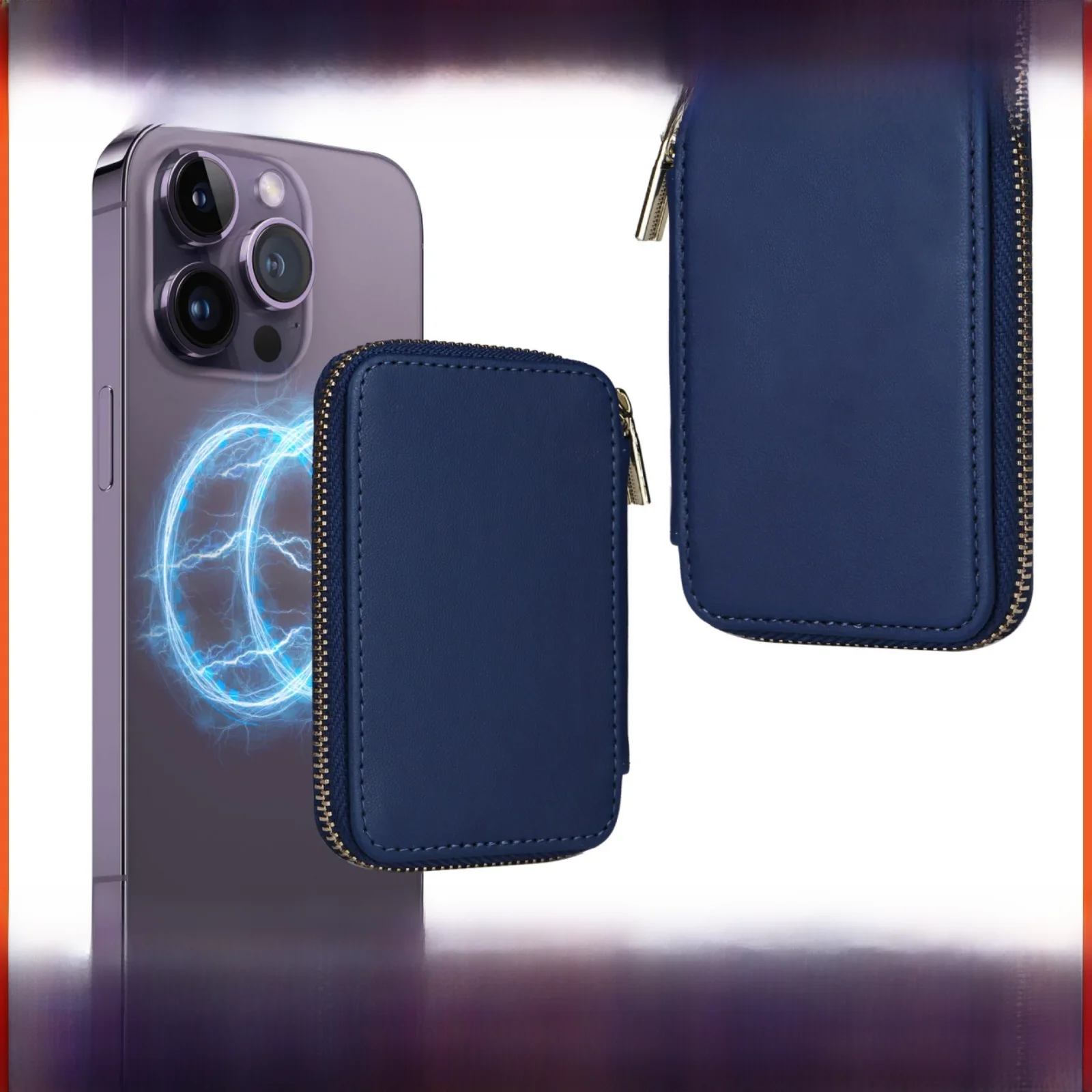 CAESBON Für Apple/IPhone 16 Pro Max 15 14 13 12 16 Pro Plus Mini Leder Brieftasche Kompatibel