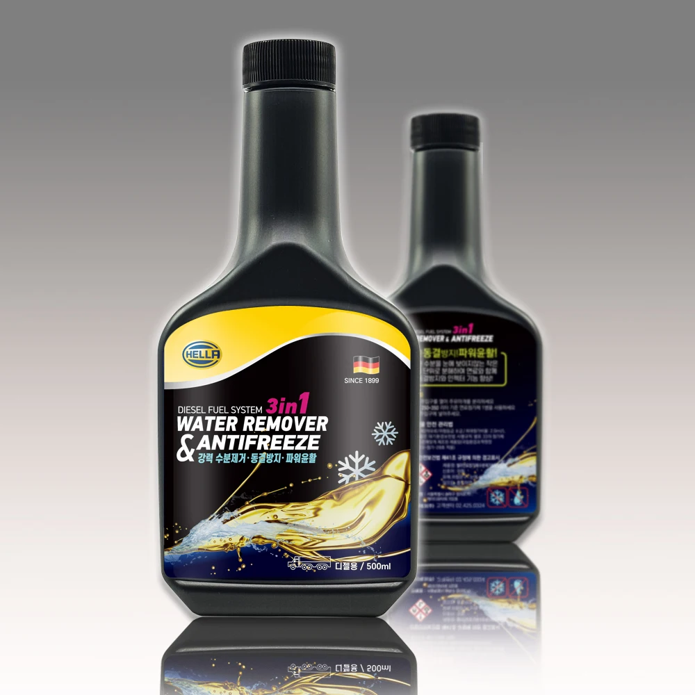 HELA 3in1 moisture removal & freeze-proof & fuel additive 3 functions at once! 500ml for commercial vehicles