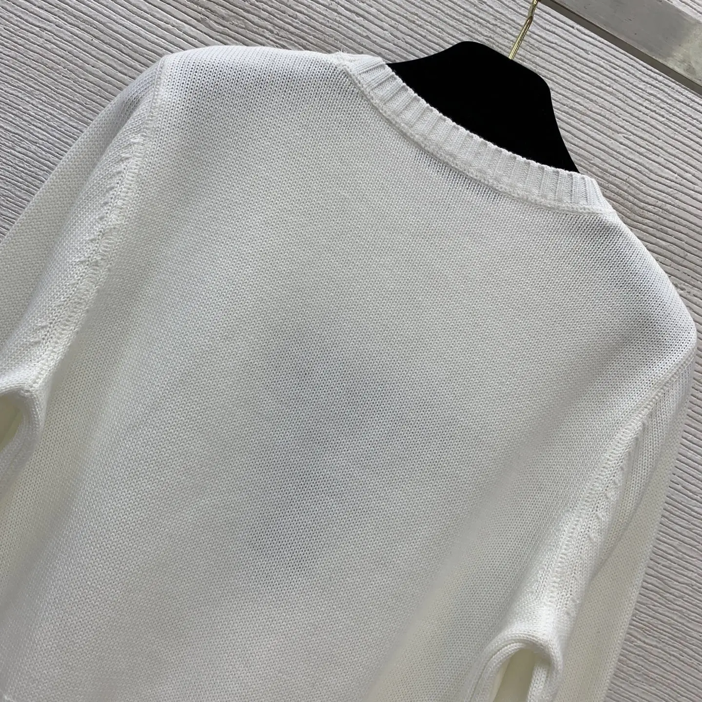 سترة صوفية برقبة دائرية متباينة للخريف والشتاء، سترة جديدة كسول وفضفاضة غير رسمية متعددة الاستخدامات للنساء 6