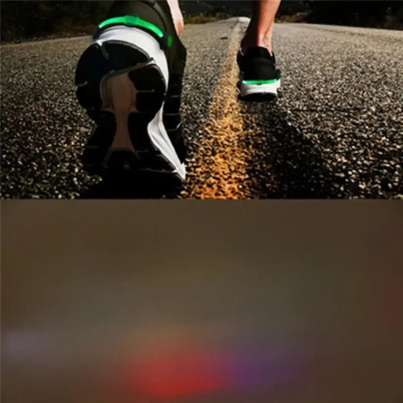 AliExpress NONE Outdoor Running Light LED Luminous Shoe Clip Light Night Safety Warning Bright Flash Light Sport Bicycle Bike Shoe ClipLight