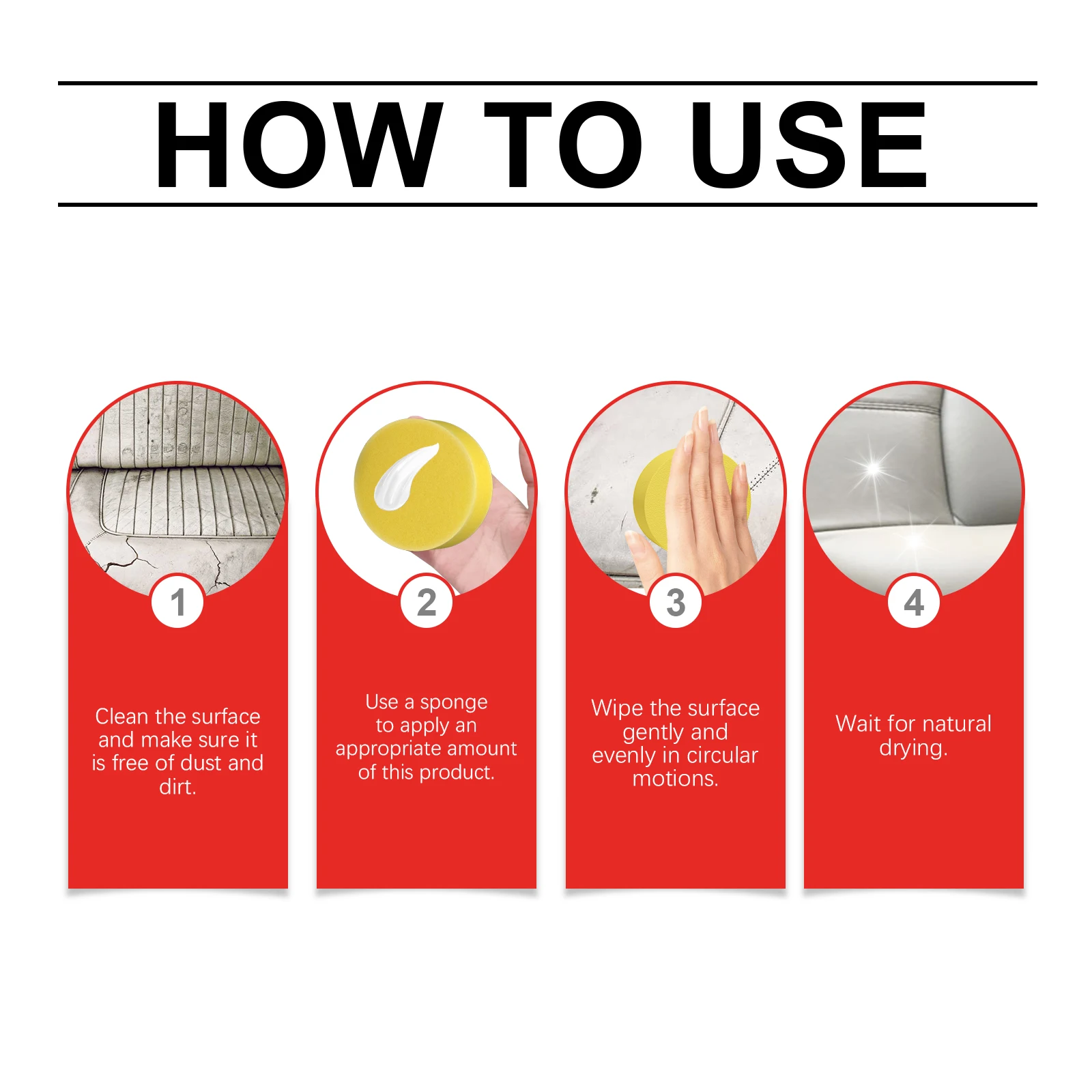 ครีมทำความสะอาดภายในรถยนต์เรย์ฮง บำรุงรักษาหนัง คืนสีเดิม ให้เงางาม ขัดเงาภายในรถยนต์ทุกวัน