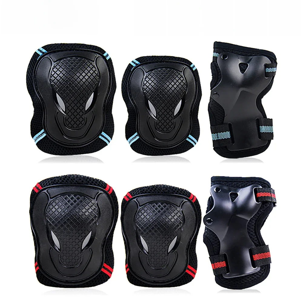 AliExpress BraceTop 6Pcs/Set Sports Protective Gear Set Skating Knee Pad Elbow Pad Wrist Hand Protector for Kid Adult Cycling Roller Rock Climbing