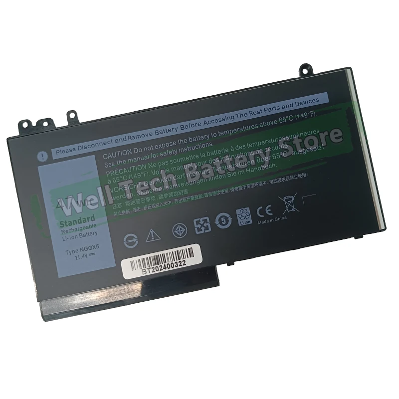 Batterie pour ordinateur portable NGGX5 pour DELL Latitude 12 5000 12 5000 Series-E5270 12-E5270 E5270 Series