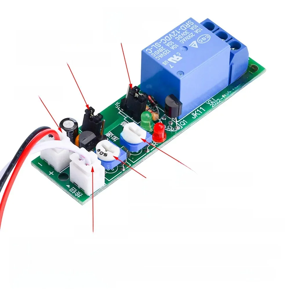 AliExpress Gaqqee JK11 Adjustable Cycle Timer Delay On/Off Switch Relay DC 5V 12V 24V 0 -24 Hours Timer Delay Relay Module Electronic Component
