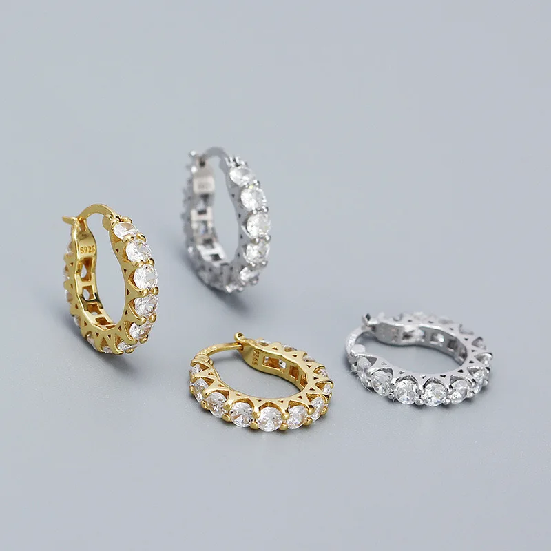 

925 Sterling Silver Hoop Earrings for Women