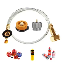 Outdoor Gas Stove Propane Refill Adapter Camping Gas Cylinder Filling Adapter Butane Refill Gas Tank Equipment Camping Supplies