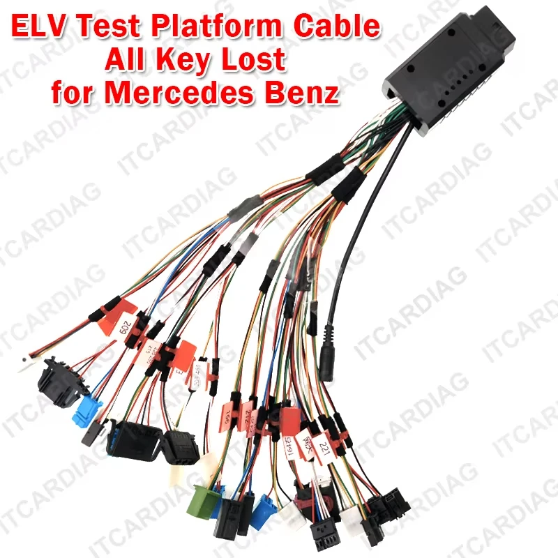 For Mercedes-Benz Multi-function ELV Lock Test Platform Cable All Key Lost Support VVDI Large Panel Multifunction Wiring Harness