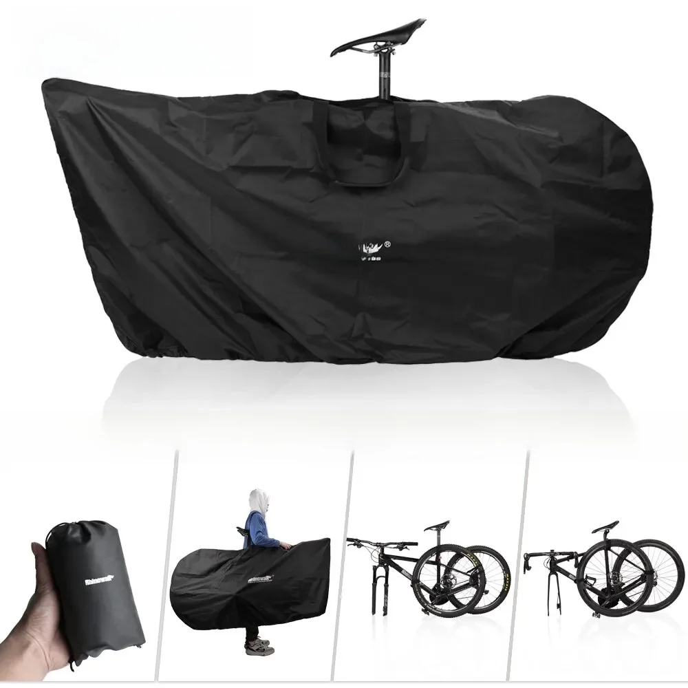 AliExpress NONE Rhinowalk Road Bicycle Storage Bag Cover Portable Fits 27.5" And below MTB/700C Road Bike Light Bike Travel Carry Shoulder Bag