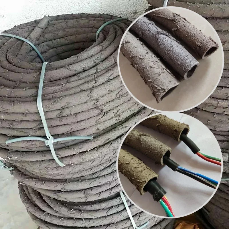 Sztuczna gałąź winorośli w dżungli, elastyczna gałąź winorośli, ogrodowa drzewo symulacji i winorośl, kabel pusta rura, architektura krajobrazu — zdjęcie 2
