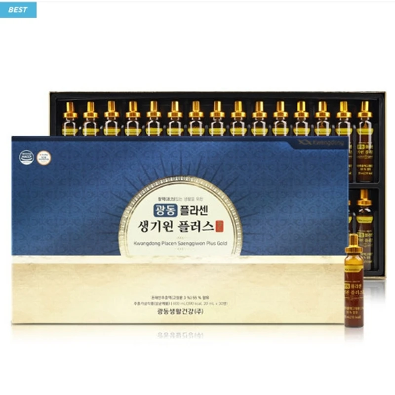 Kwangdong Health Kwangdong Placenta Saenggiwon Plus Gold 20ml x 30 bottles