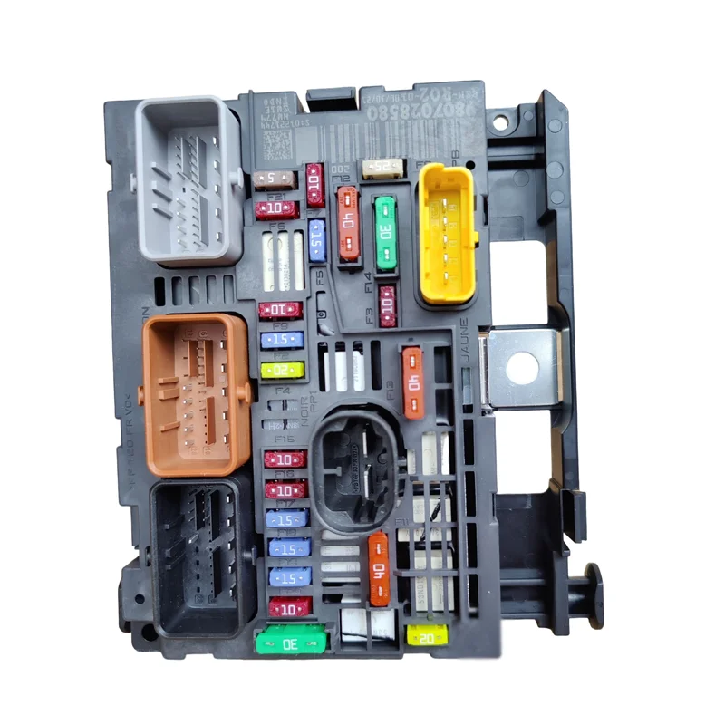 New Original Engine Servo Fuse Mounting Box BSM R02 Used For Peugeot 407 3008 RCZ Citroen C6 C4 9807028580 6500HK 6500FQ 6500HG