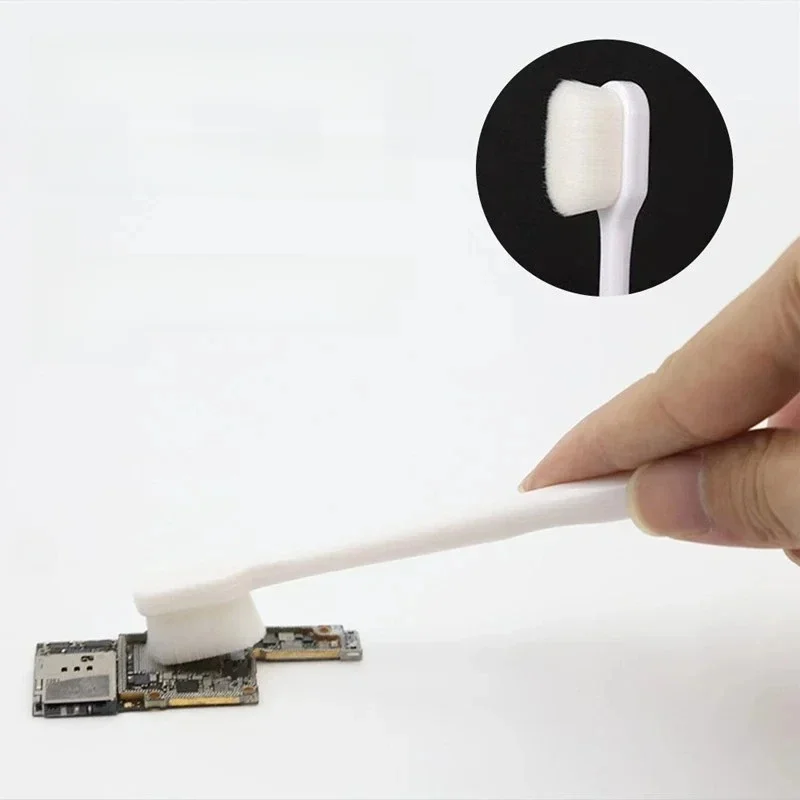 Caius PBT czyszczenie włókien polerowanie płyta główna IC usuwanie kleju szczotka do czyszczenia dla obwodu IC PCB BGA telefon miękka szczoteczka do zębów — zdjęcie 2