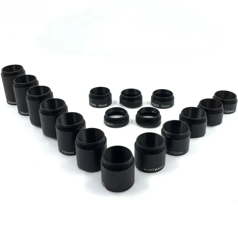 Pierścień przedłużający obiektywu z gwintem RMS 5mm do 30mm Przedłużacze długości Parfokal Adapter do obiektywu mikroskopowego — zdjęcie 2