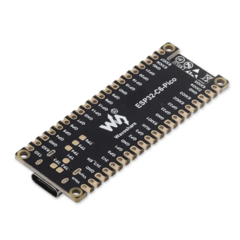 ESP32-C6-Pico and ESP32-C6-Pico-M microcontroller WiFi 6 development board 160MHz single-core processor