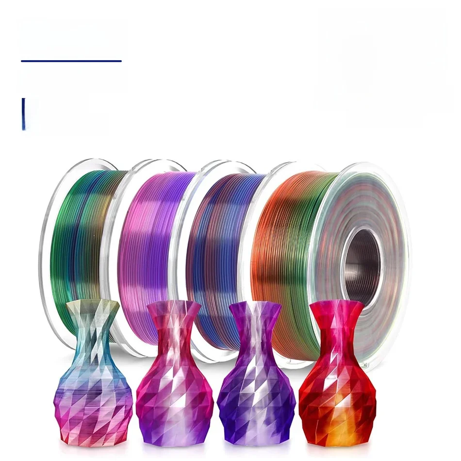Żarnik do drukarki 3D JAYO Rainbow 1,75 mm PLA / Silk PLA / PLA Przezroczysty żarnik Rainbow 3D — zdjęcie produktu 7