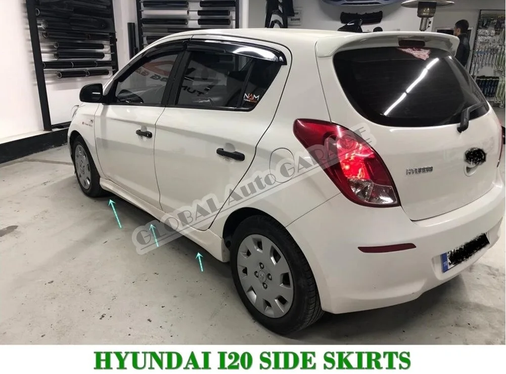 

For Hyundai I20 Side Skirt Threshold 2009 2010 2011 2012 2013 2014 Sill Trim Car Styling Auto Universal Spoiler Mud Flaps Lip