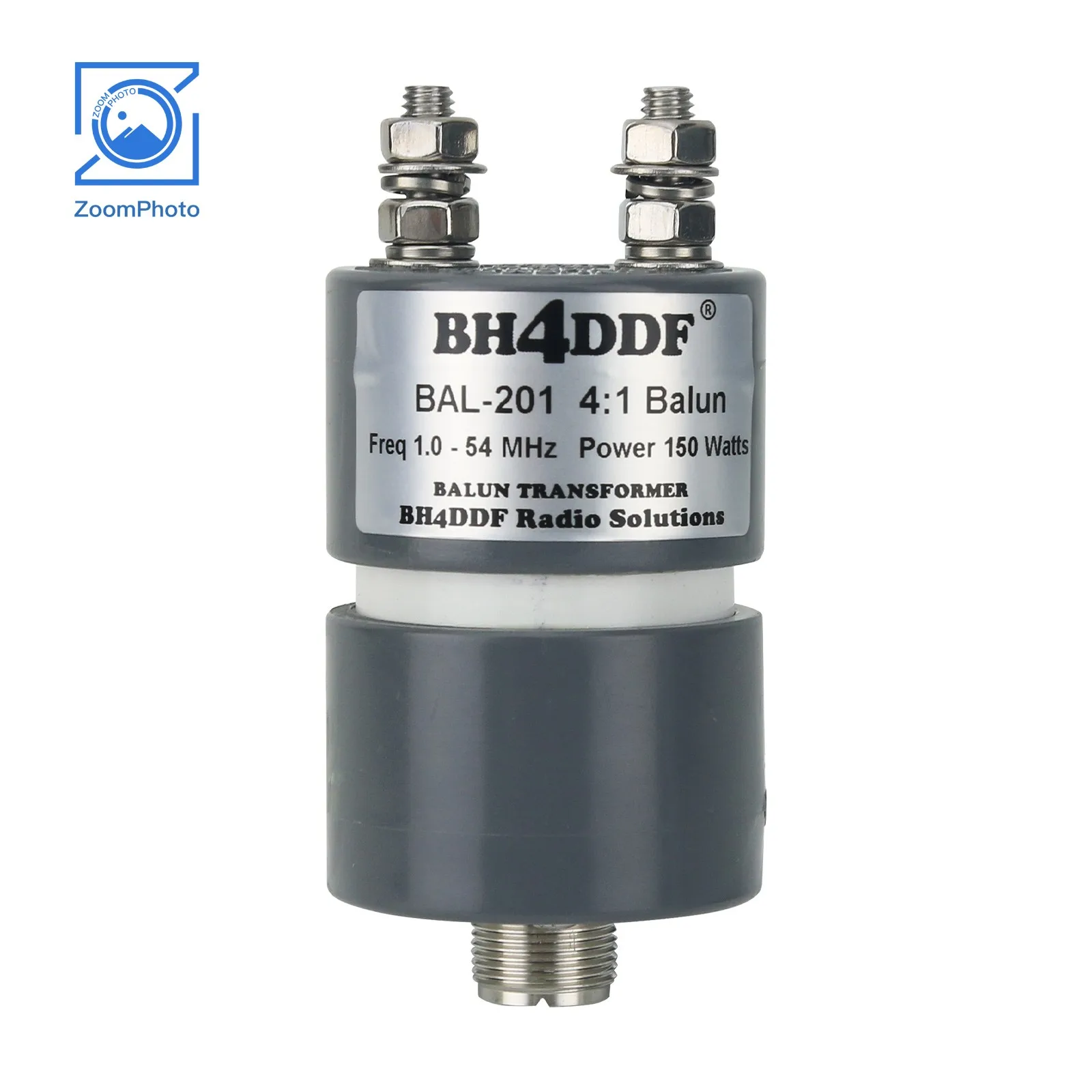 BH4DDF BAL-201 4:1 Shortwave Balun 200ohms Waterproof Antenna Balun Transformer 1-54MHz 150W SSB/PEP 250W