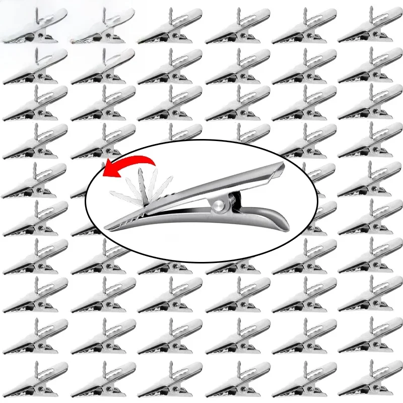 Clip fixe de fleur pour arbre de noël, Mini Clips métalliques, pince en fer de fleur, guirlande de fête de noël, fourniture de décorations d'ornement, vente en gros