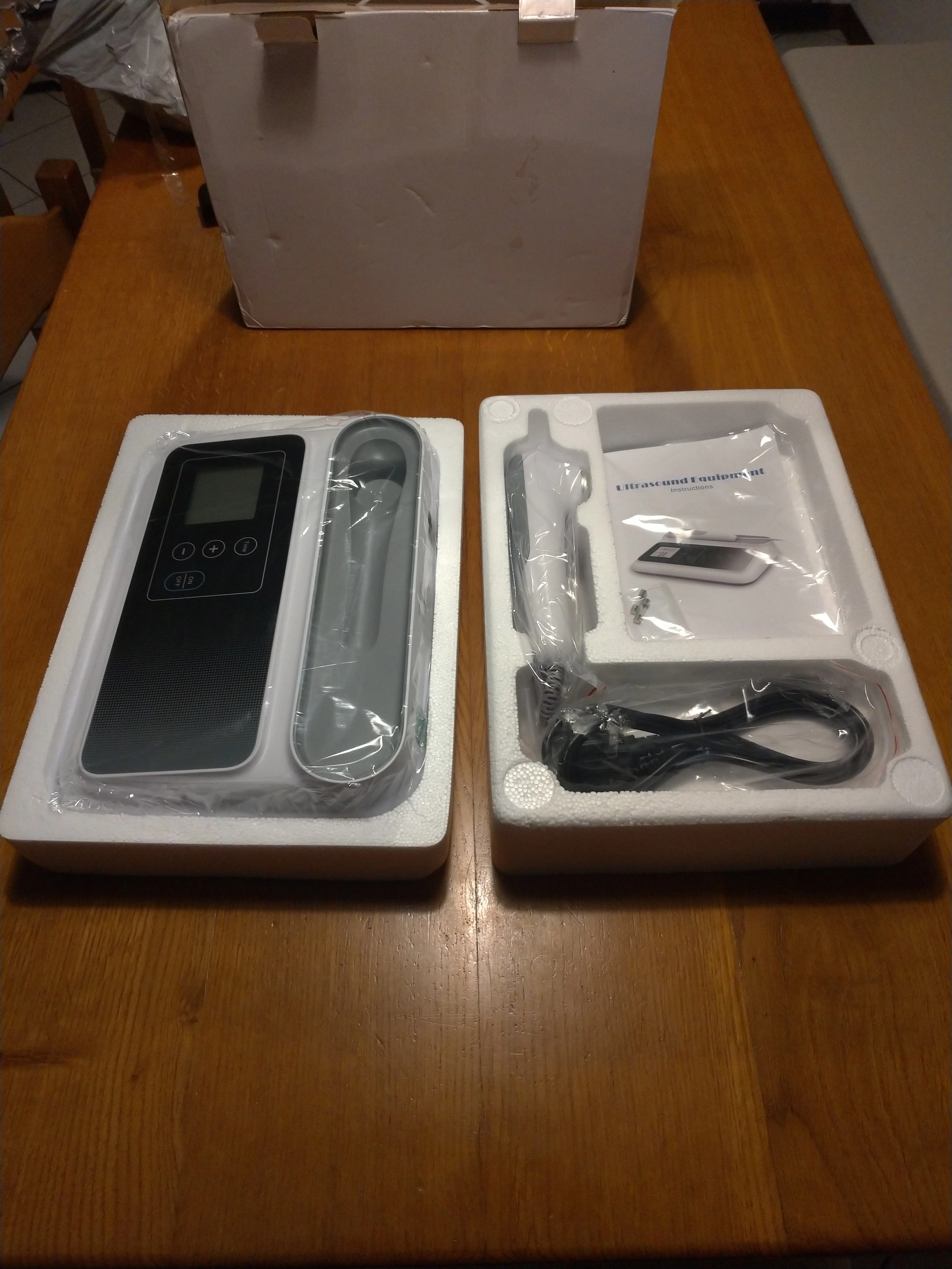 Ultrasonic Therapy Machine For Pain Relief Muscle Joints Massage No Drug Ultrasound 1MHz Physiotherapy Device LCD Screen Display photo review