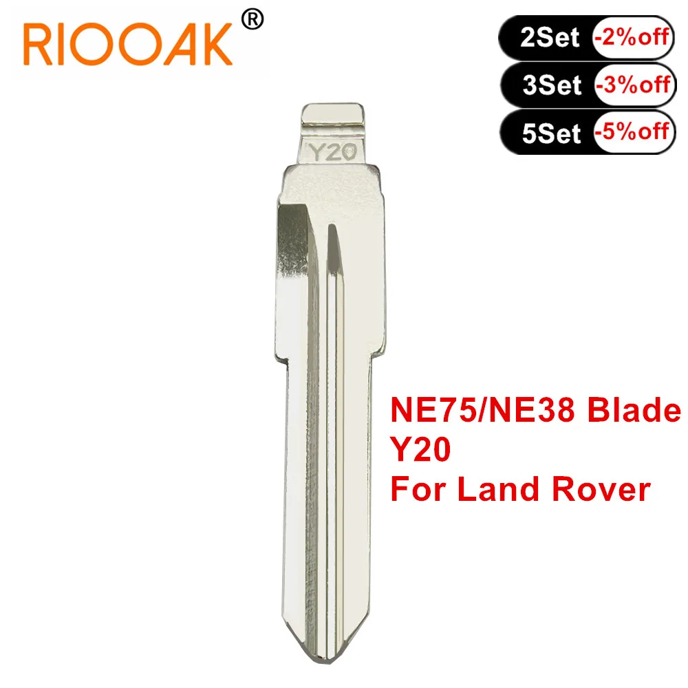 

10pcs/lot Uncut Car Remote Key Blade Blank Y20 NE75 NE38 KD VVDI Remote Blade For Land Rover