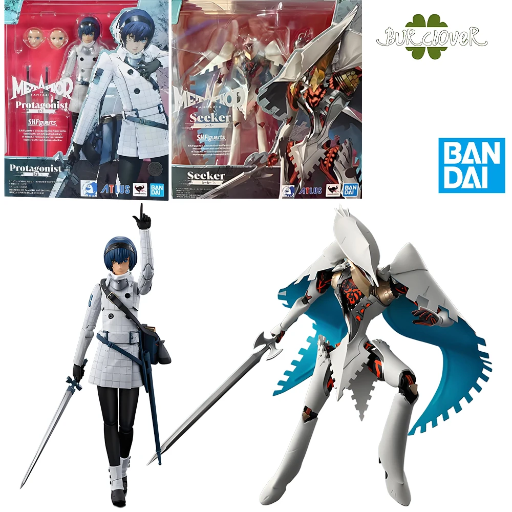 

BANDAI Original S.H.Figuarts Metaphor ReFantazio Protagonist & Seeker Anime character Collectible figurines Assemble model toys