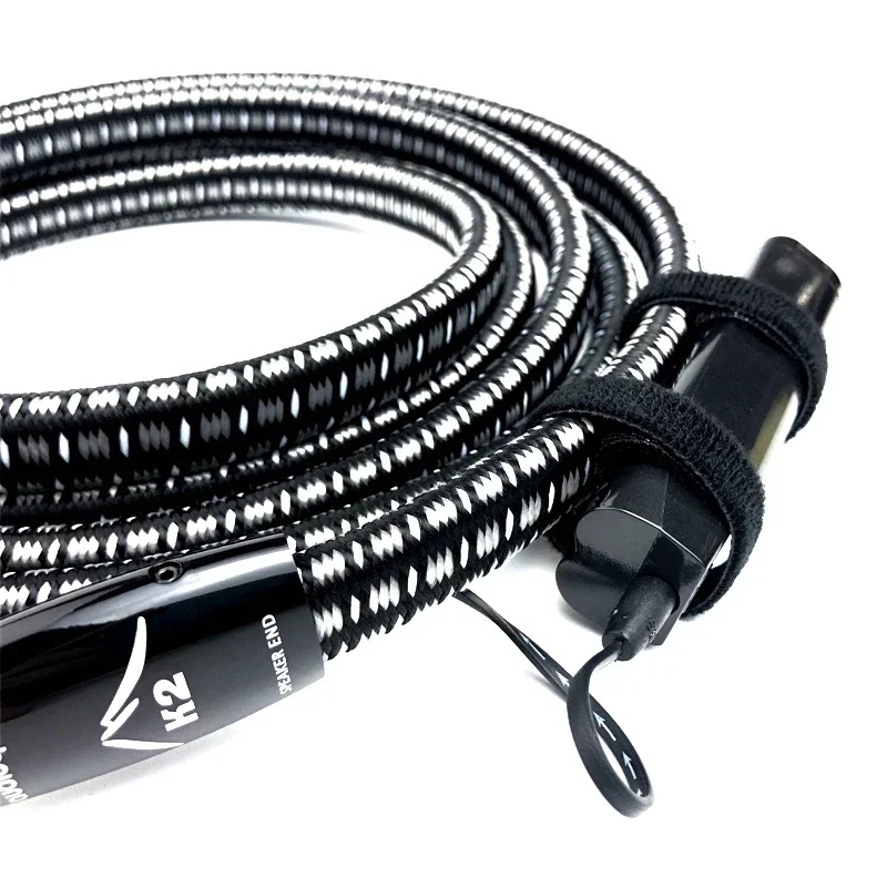1 Stuks K2 Midden Luidsprekerkabel Massief Perfect Oppervlak Zilver (Pss) Geleiders Hifi Audio Versterker Luidsprekerkabels - afbeelding 2