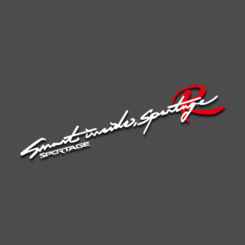Sportage R Design Car Fender Bumper Stickers And Decals For KIA SPORTAGE,Smart Inside Words Vinyl Wrap Accessories