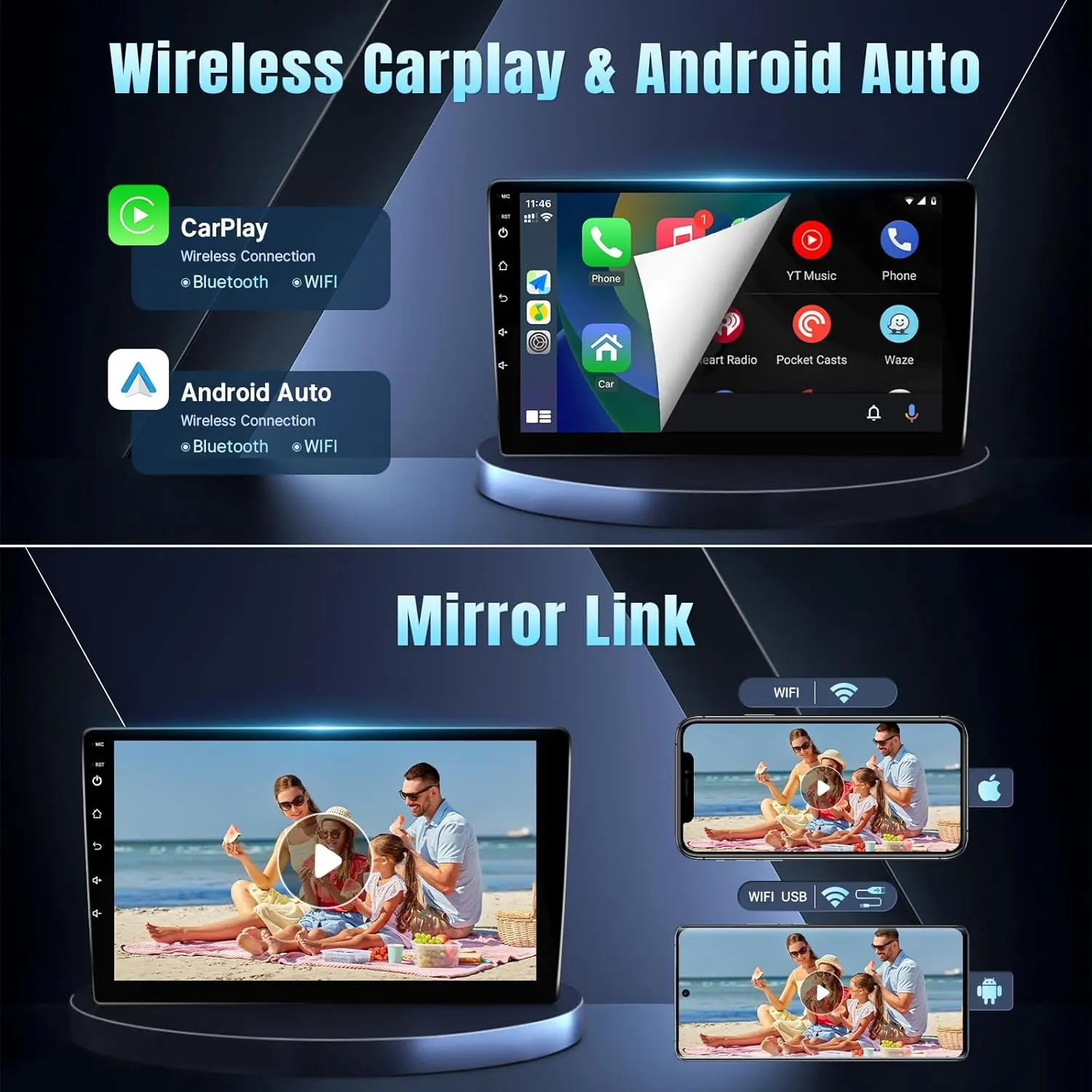 راديو سيارة لاسلكي جديد 10.1 بوصة لهوندا أكورد 8th 2008-2013 HD شاشة تعمل باللمس مشغل فيديو للسيارة مع كاميرا خلفية GPS WIFI 2G + 32G #3