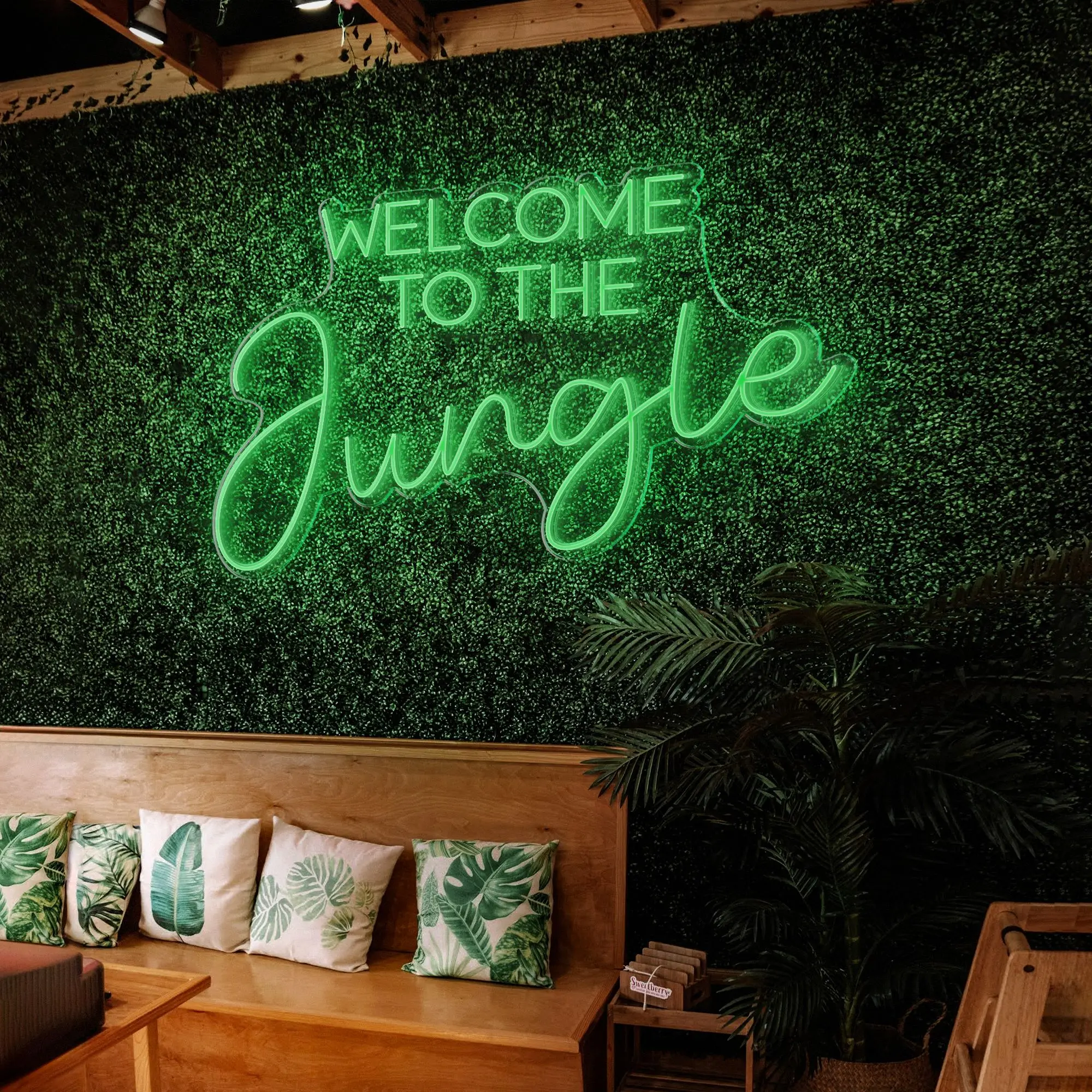 

Welcome To The Jungle Neon Sign ,Custom Neon Signs,Coffee Bar Neon Sign,Led Neon Sign For Bar Sign,Wall Art Neon Sign