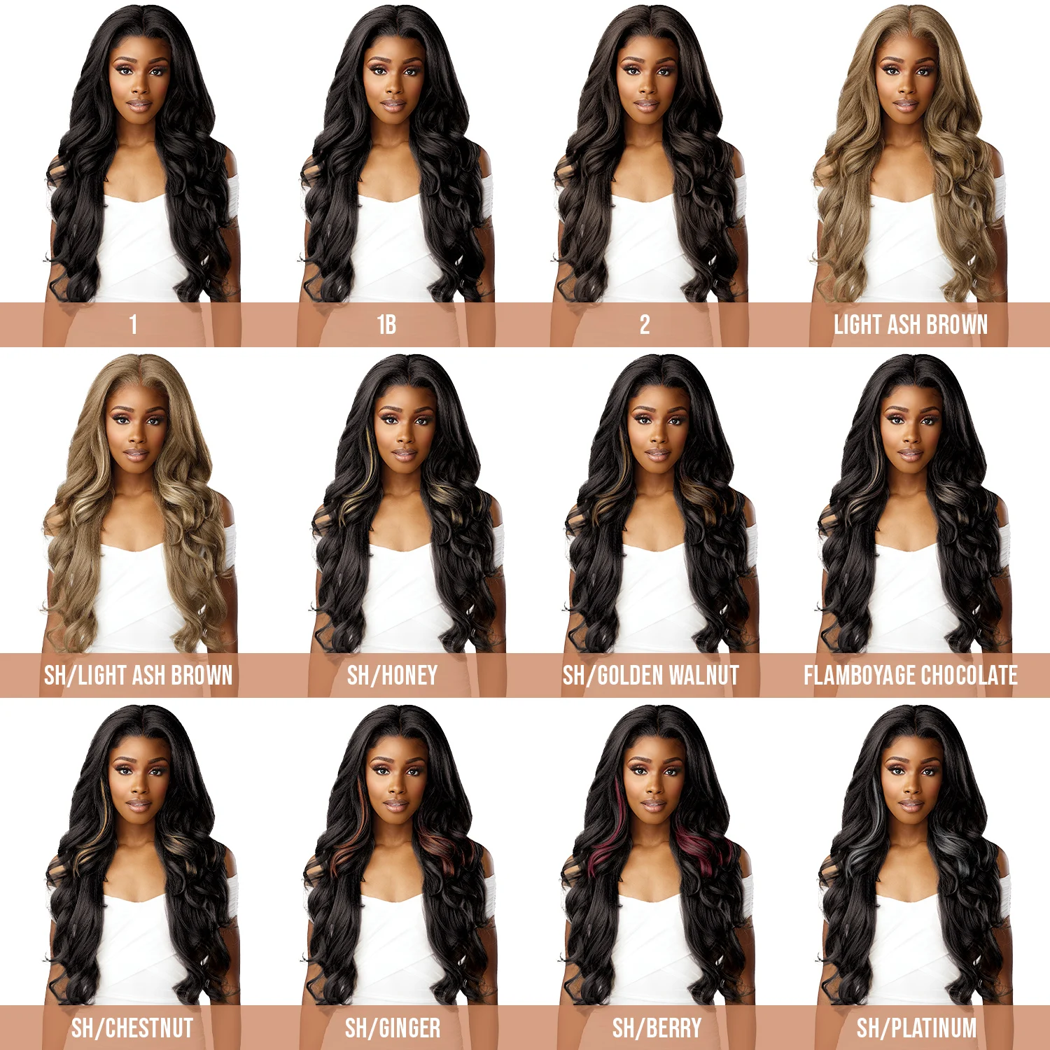 Sensationnel Glueless BareLace HD Lace Front Wig 13X6 Unit 4 – Layered Long Barrel Curls, Glueless, Pre-Plucked, Heat Safe