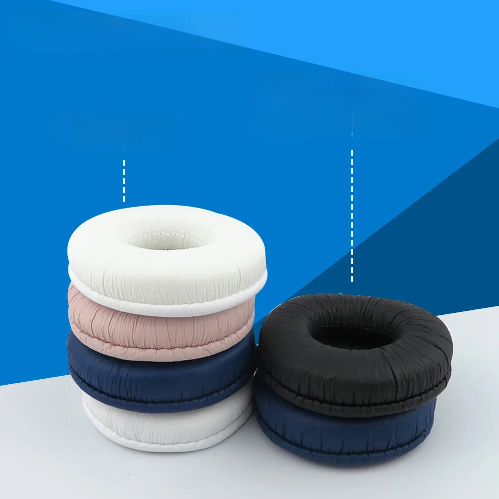 Oreillettes pour Sony MDR ZX110 ZX110AP ZX110NC ZX110NA, accessoires pour écouteurs, coussinets d'oreille de remplacement, matériau en cuir froissé