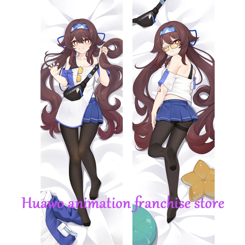 

Anime Dakimakura Pillow Genshin Hutao 2-Side Print Pillowcase Hugging Body Cushion Cover Otaku Waifuristmas Decoration 2023