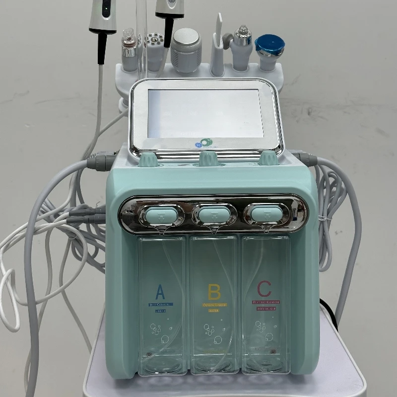 Microdermabrasion Aqua Peeling Hydro Oxyge Facial Diamond Dermabrasion Machine H2o2 with oxygeneo handles machine