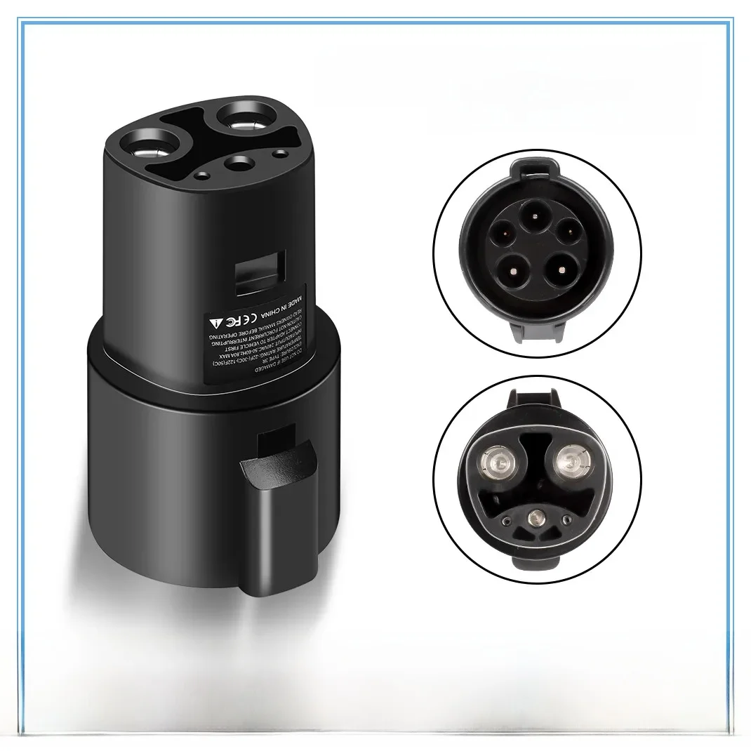 Electric Car Charging Connector SAE J1772 Type 1 to For Tesla Convertor EVSE EV Charger Adapter For Tesla Model X/Y/3/S