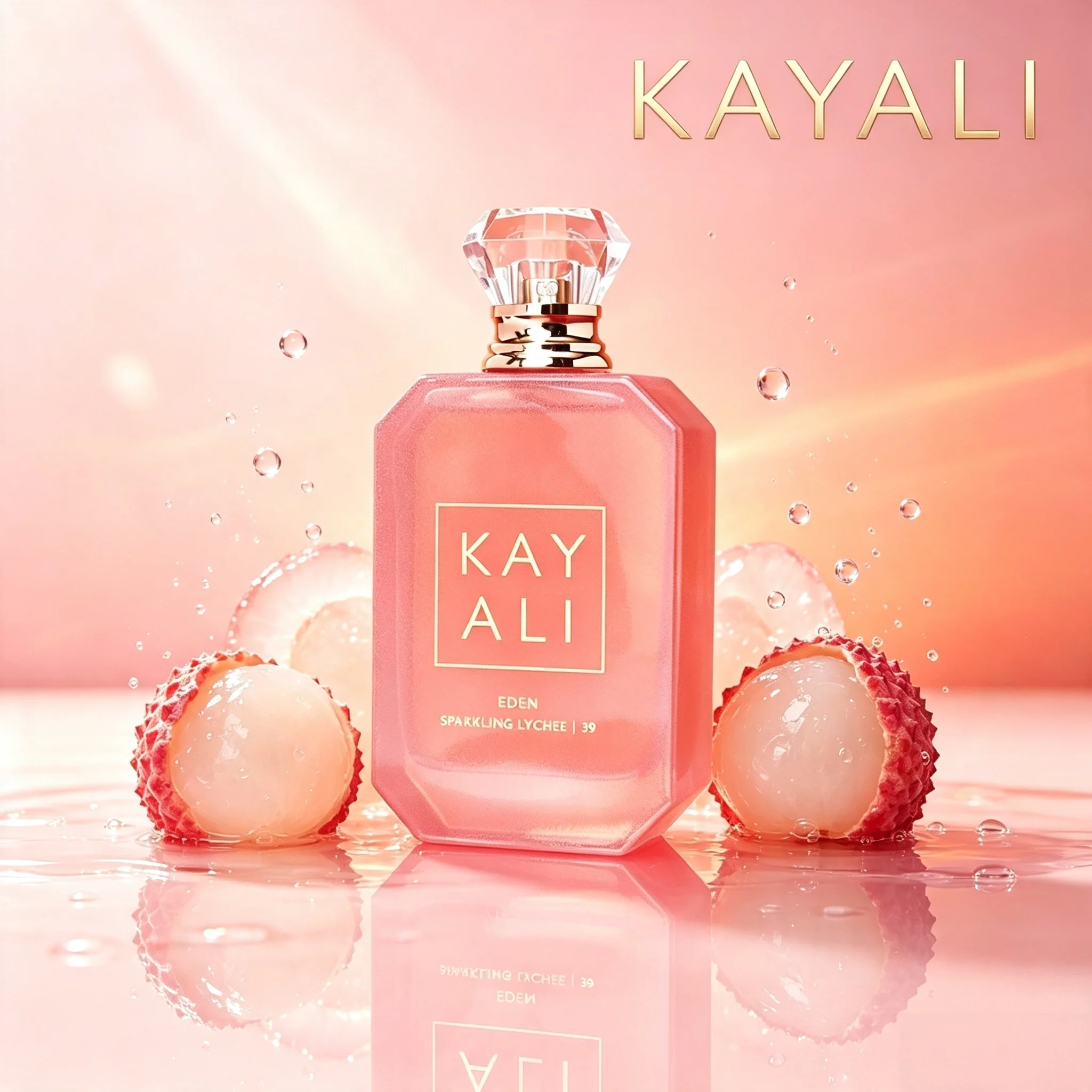 Kayali Eden Sparkling Lychee Profumo 100ml EDP Aroma Dolce di Litchi Fragranza di Lusso Regalo