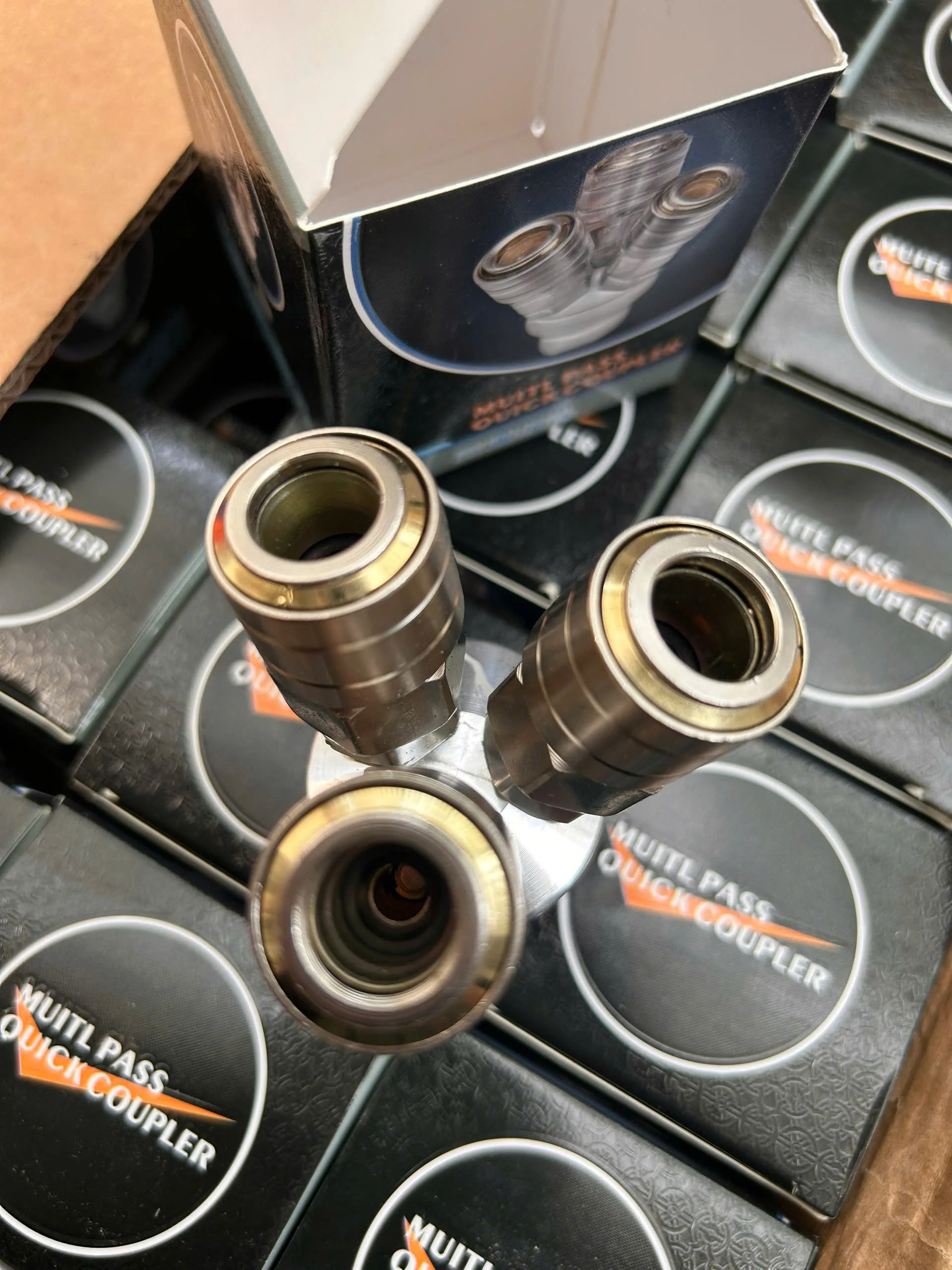 SMY-1/4 3-Way Air Coupling | Pneumatic Y-Type Quick Connector