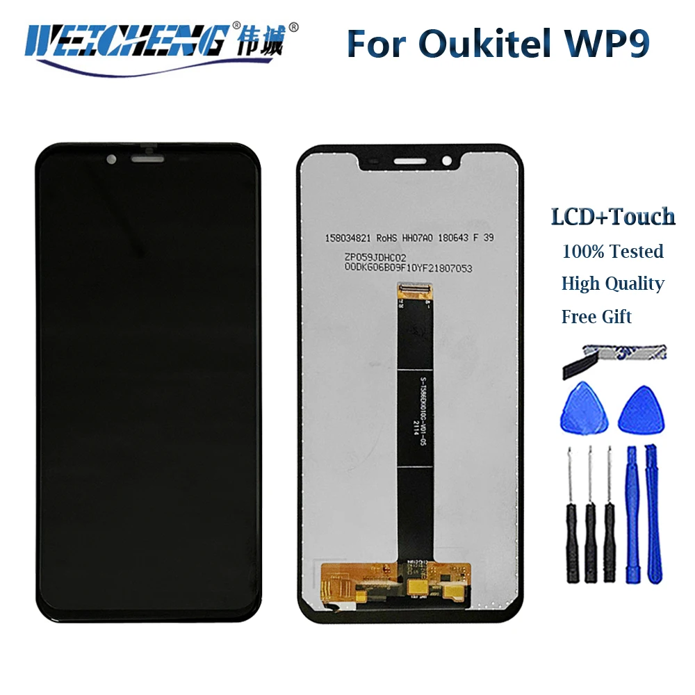 

5.86'' Original For OUKITEL WP9 LCD Display+Touch Screen Digitizer Assembly Replacement for WP9 Display LCD Pantalla