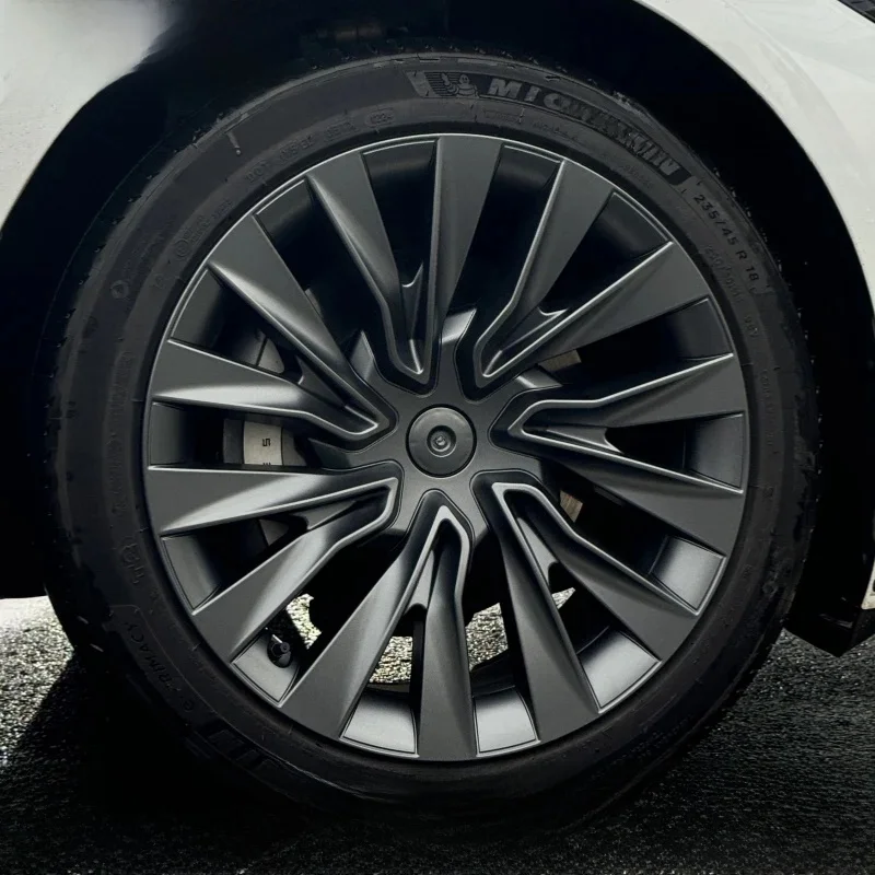 4 SZTUK 18-calowych kołpaków do Tesla Model 3 Highland Version 2024 Performance Zamienny kołpak koła Pełna osłona felgi Akcesoria — zdjęcie 2