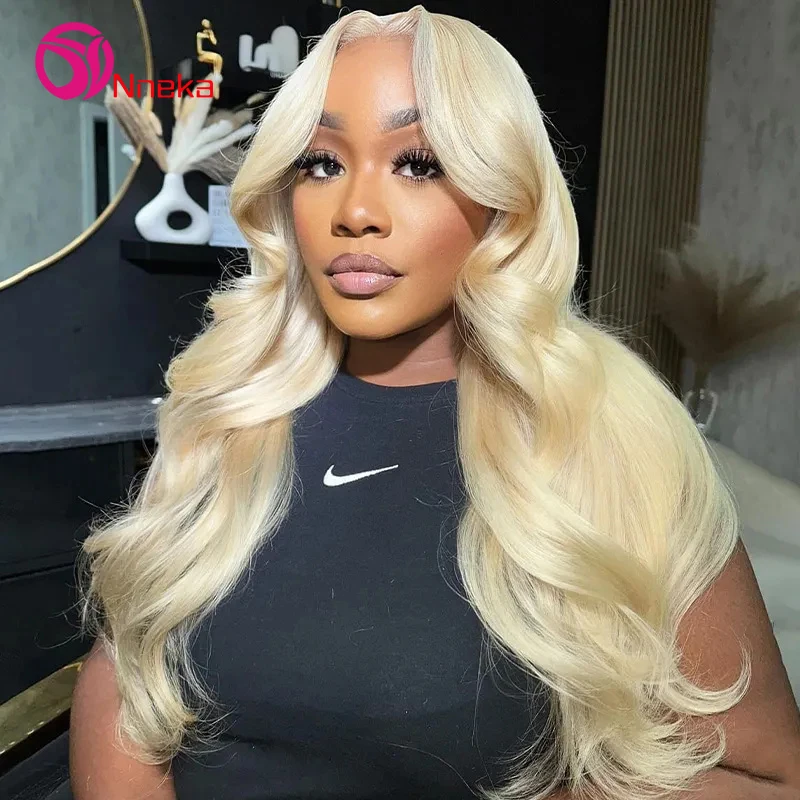 

613 Lace Front Wig Human Hair 13x6 HD Body Wave Blonde Lace Front Wigs Human Hair Pre Plucked 13x4 Frontal Wig 200% Density