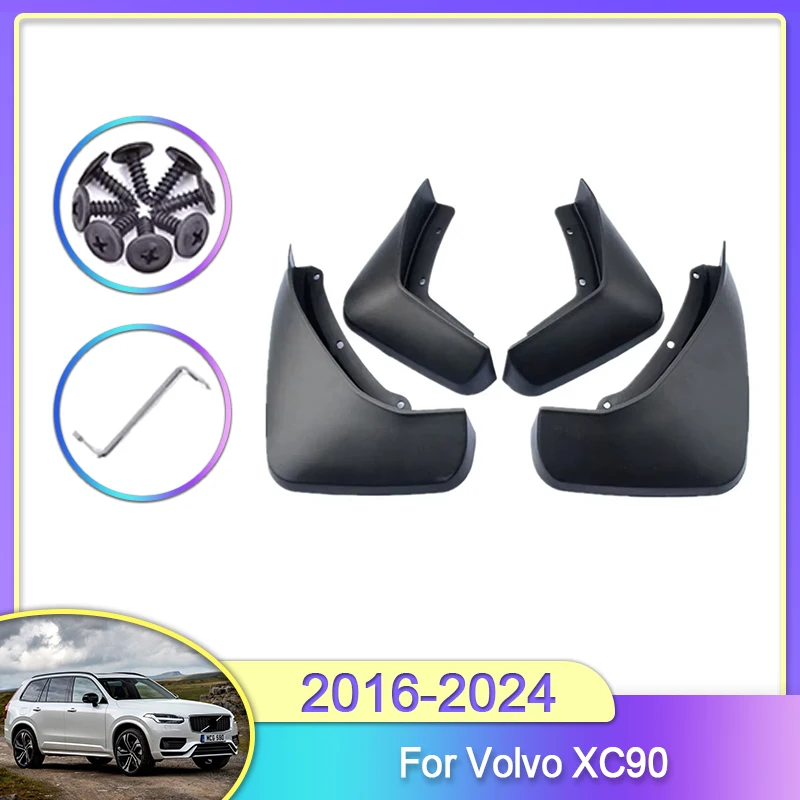 Mud Flap For Volvo XC90 2016 2017 2018 2019 2020 2021 2022 2023 2024 Mudguard Guard Splash Flap Mudguards Fender Car Accessories