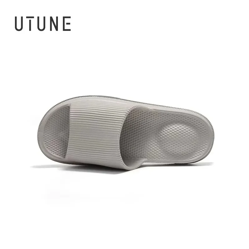 

UTUNE Official-website Summer EVA Slippers for men Antibacterial Massage Indoor Slippers Women’s Home Bathroom Rubber Shoe 2025