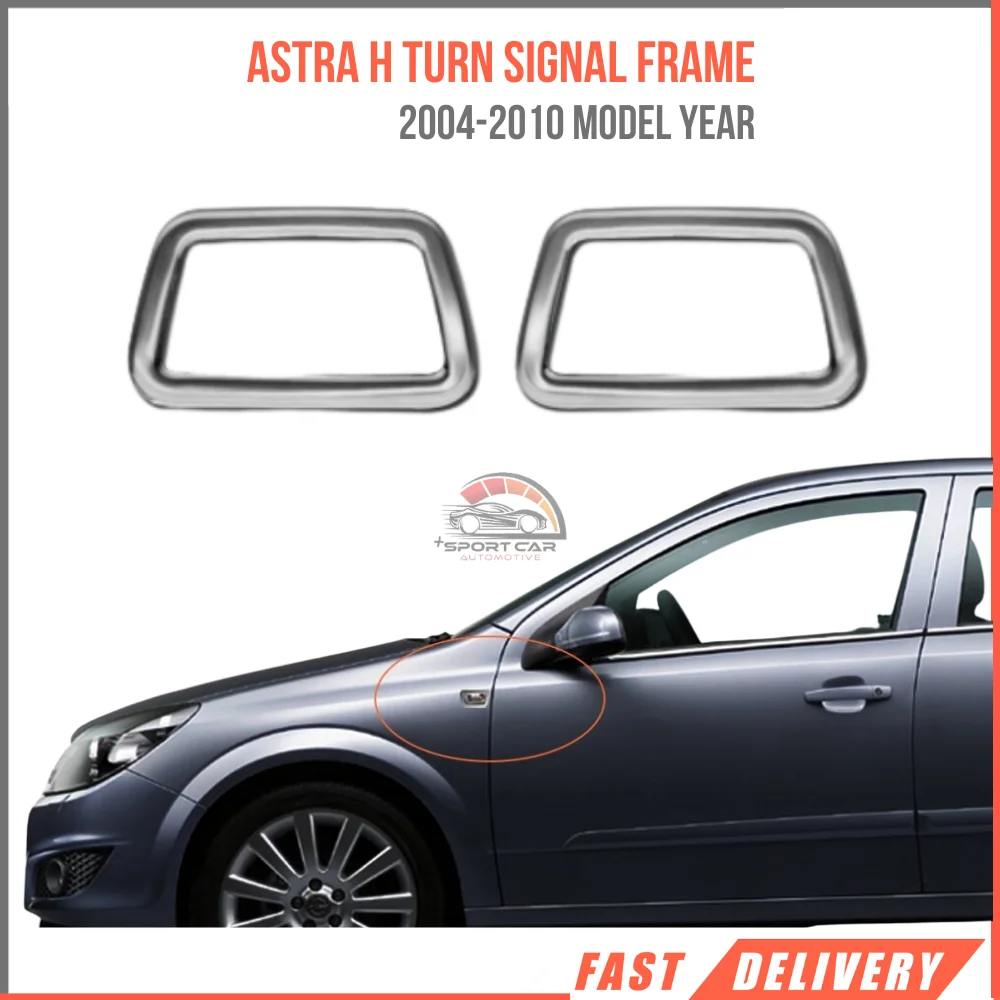 Turn signal frame Astra H 2 parts Chrome Frame for Opel Astra H car accessories exterior accessories OPC line style 2004-2010