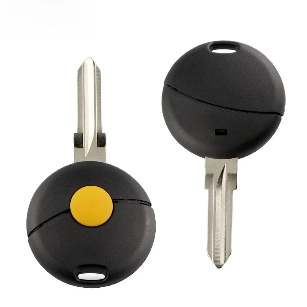 YIQIXIN – housse de clé télécommande à 1 bouton, pour Benz Mercedes Fortwo Coupe Cabrio City Cross 450 Forfour W124 W202 W210