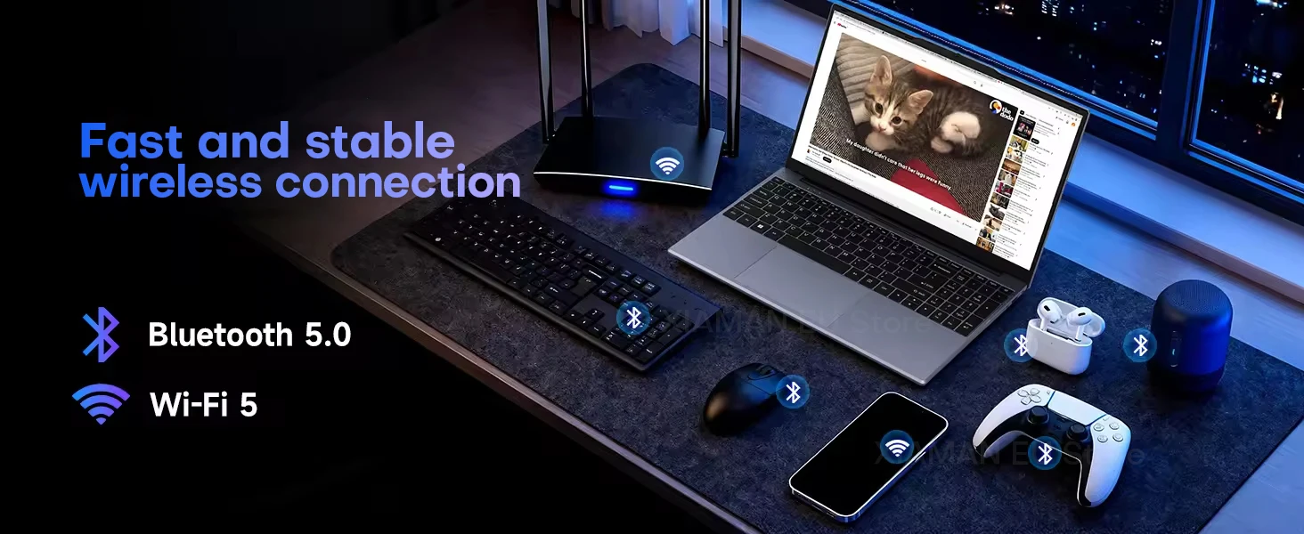 15.6" Laptop Computer Intel Core I7 1165G7 Windows 11 Pro Portable Notebook PC 16GB RAM 1TB 2TB SSD Backlight Office Study Laptops Gaming