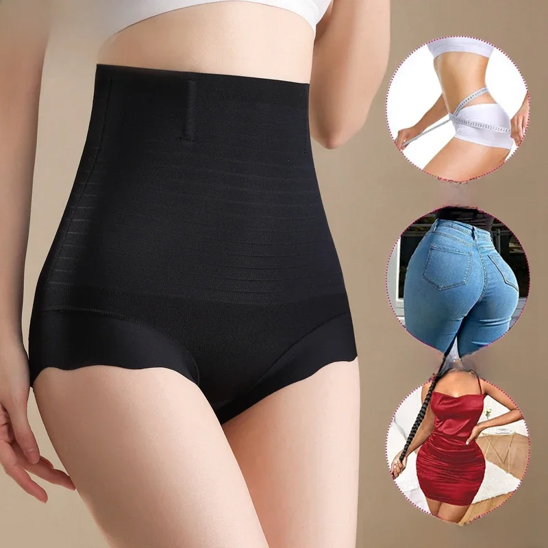 Spodenki wyszczuplające damskie urządzenie do modelowania sylwetki wysokiej talii płaski brzuch majtki z płaskim brzuchem Hip Lift bielizna modelująca kontrola brzucha bielizna modelująca — zdjęcie 2