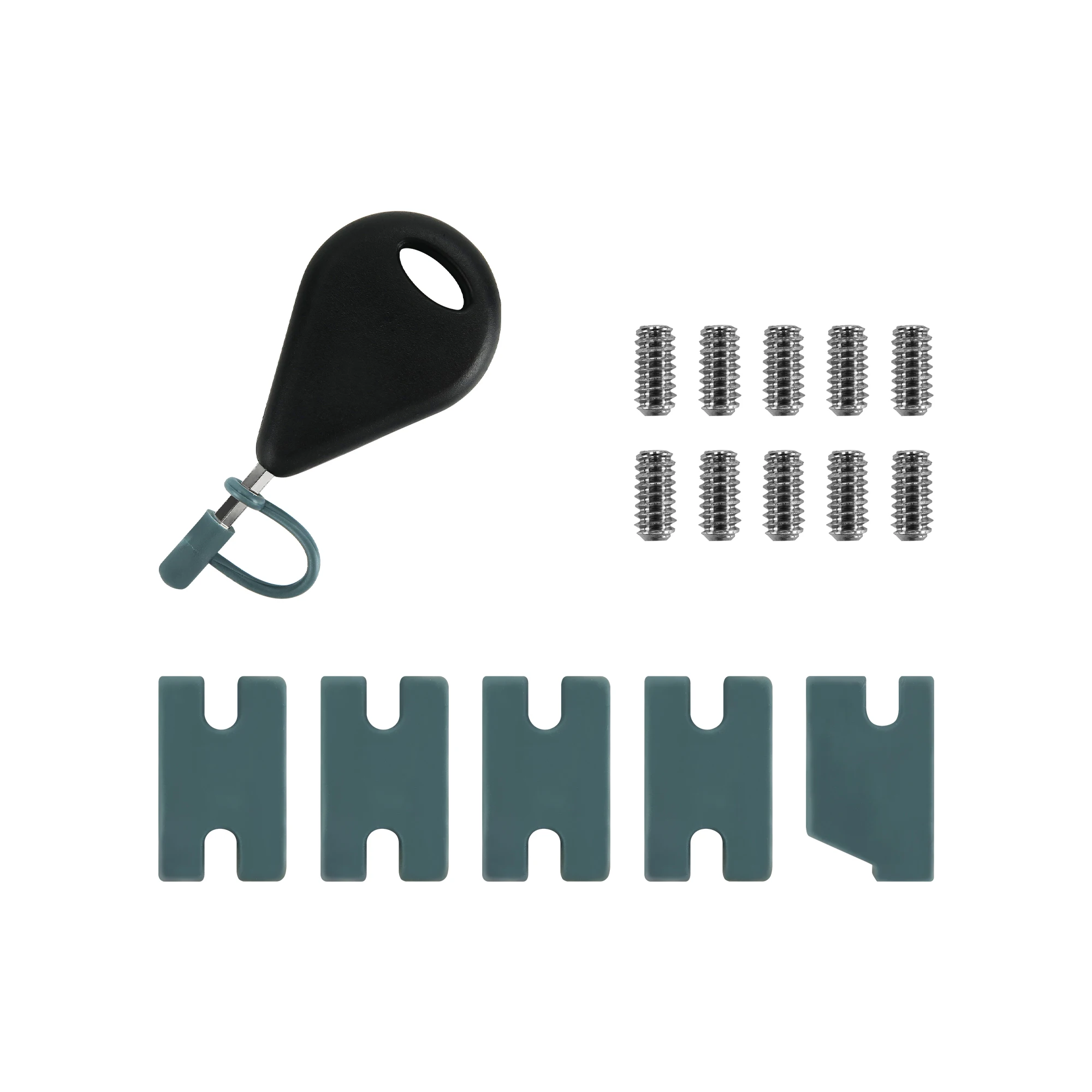 

AQUBONA-Tab Infill Kit, комплект плавников для доски для серфинга с 10 винтами, аксессуары для досок для серфинга, 5 шт.